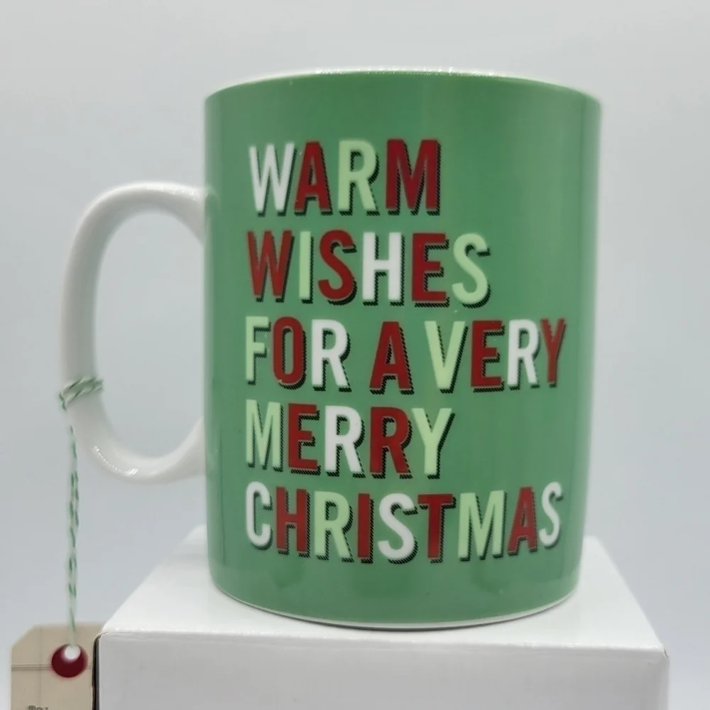 Fringe Warm Wishes for a Very Merry Christmas Ceramic Mug